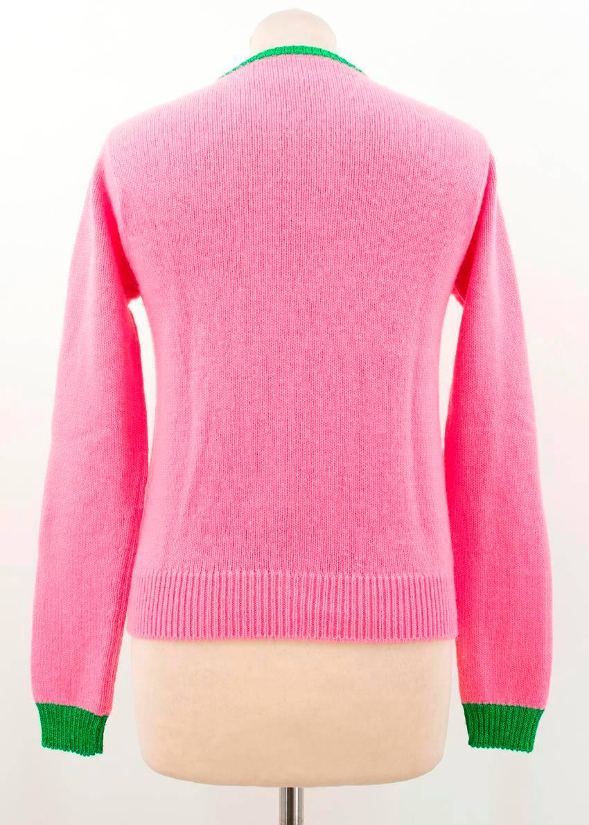 bubble gum pink sweater