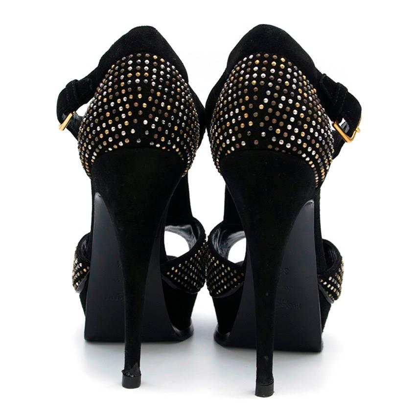 ysl studded shoes