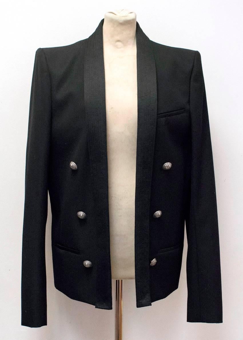 Balmain Black Blazer Jacket For Sale 1