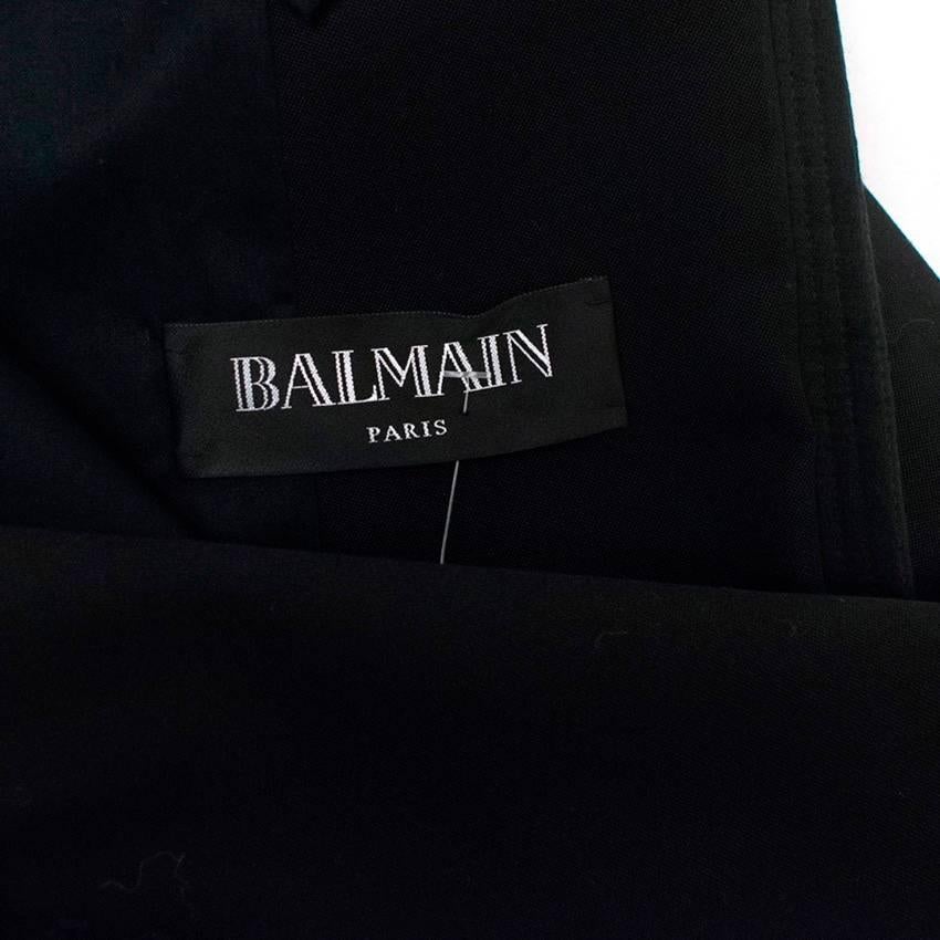Balmain Black Blazer Jacket For Sale 4
