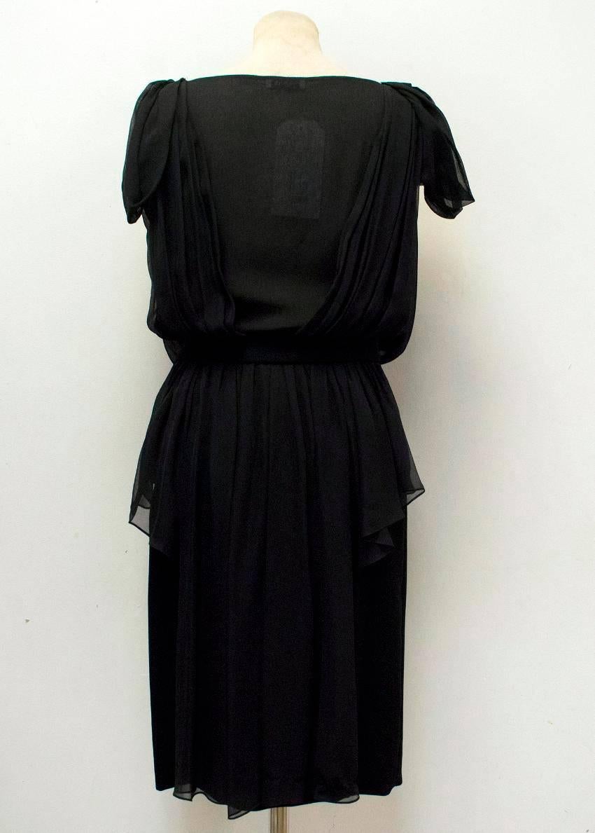 Women's Vionnet Black Dress  For Sale