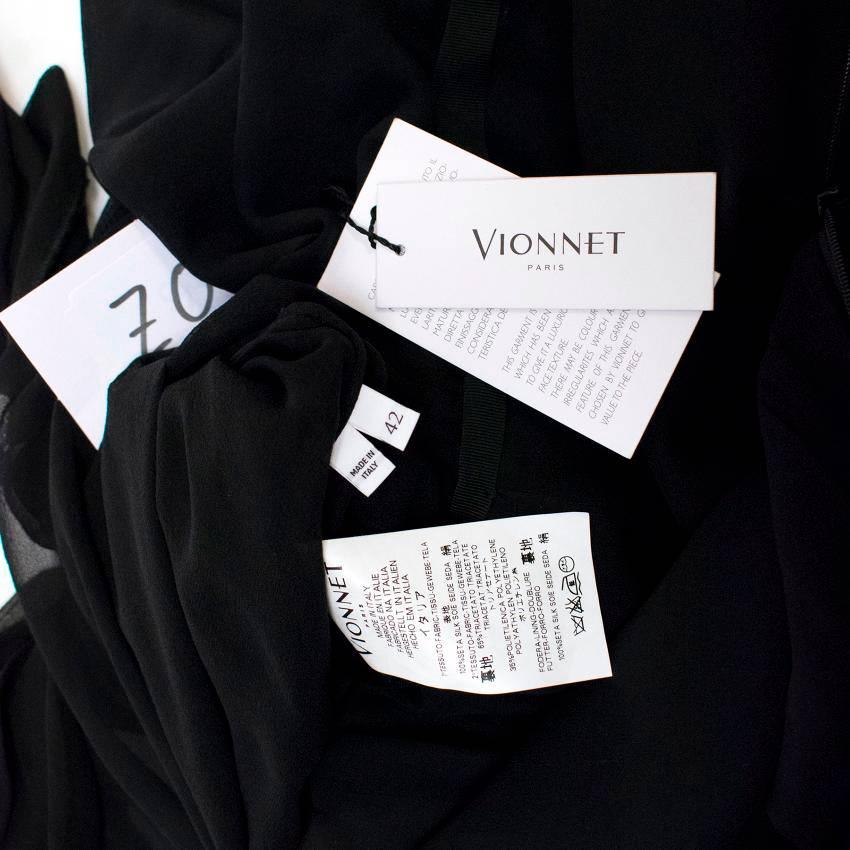 Vionnet Black Dress  For Sale 4