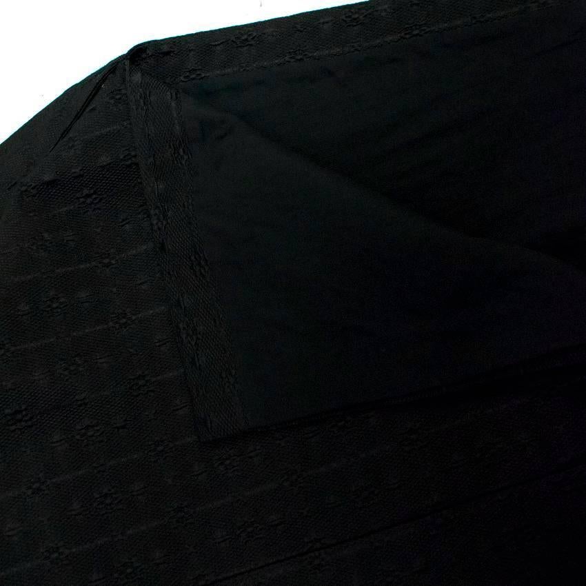 stella mccartney black side panel dress