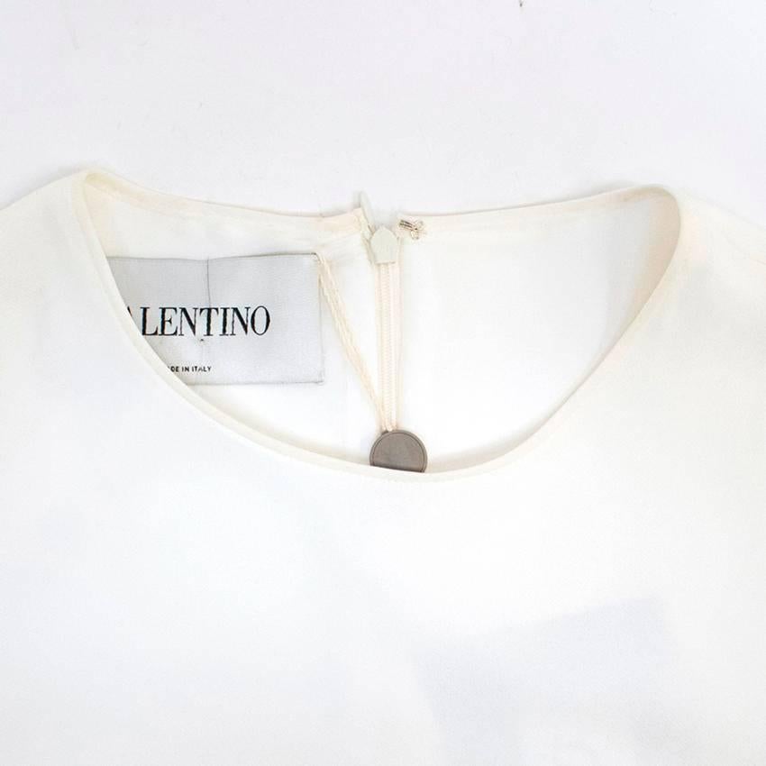 Women's Valentino Cream Mid Length Dress For Sale