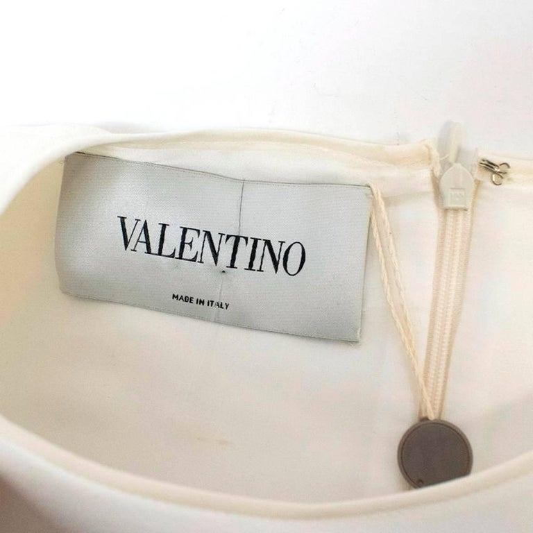 Valentino Cream Mid Length Dress For Sale at 1stDibs | valentino cream ...