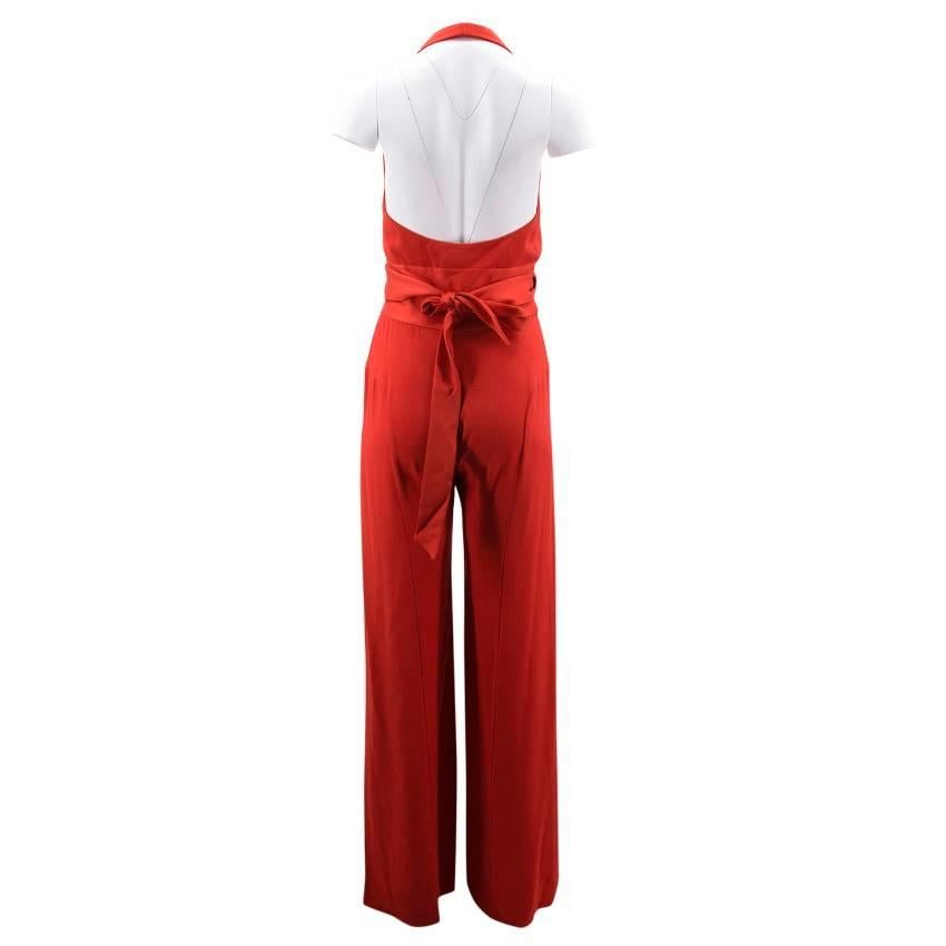 Maria Grachvogel Red Jumpsuit In Excellent Condition For Sale In London, GB