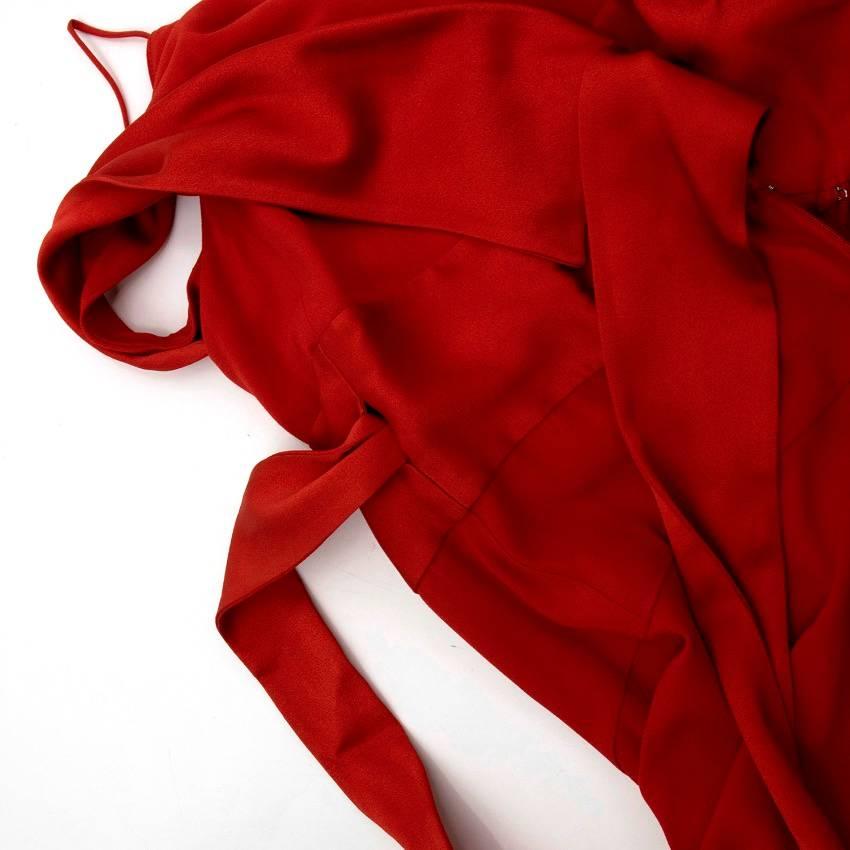Maria Grachvogel Red Jumpsuit For Sale 1