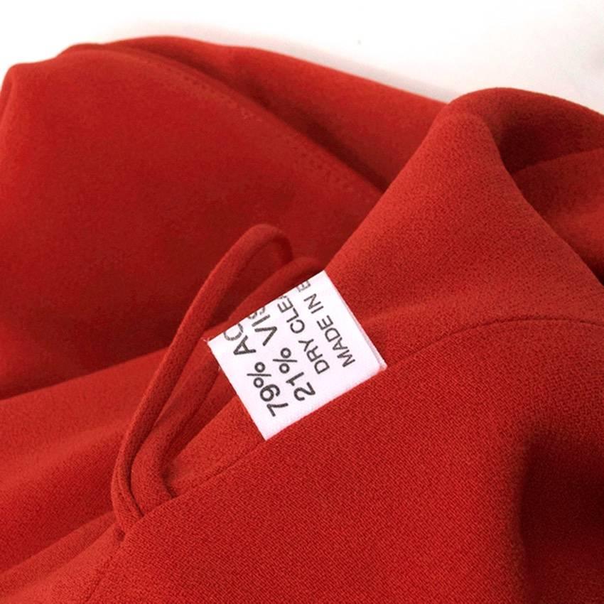 Maria Grachvogel Red Jumpsuit For Sale 2