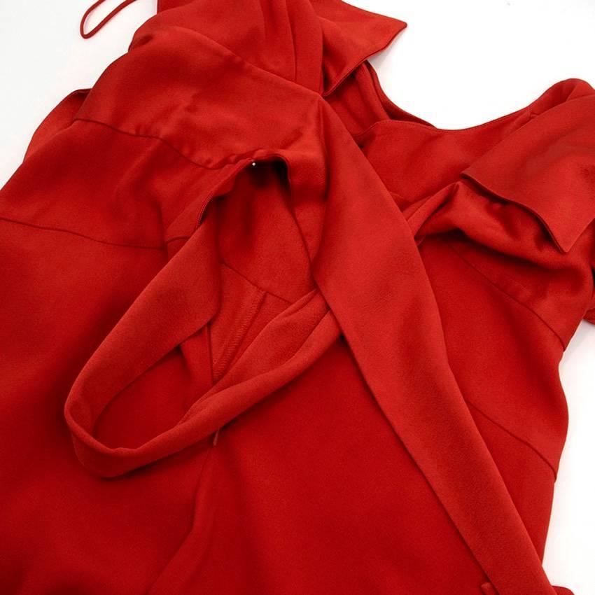 Maria Grachvogel Red Jumpsuit For Sale 4