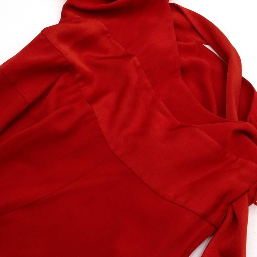 Maria Grachvogel Red Jumpsuit For Sale 6