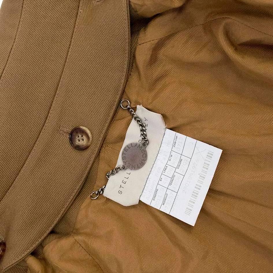 Brown Stella McCartney Khaki Trench Coat