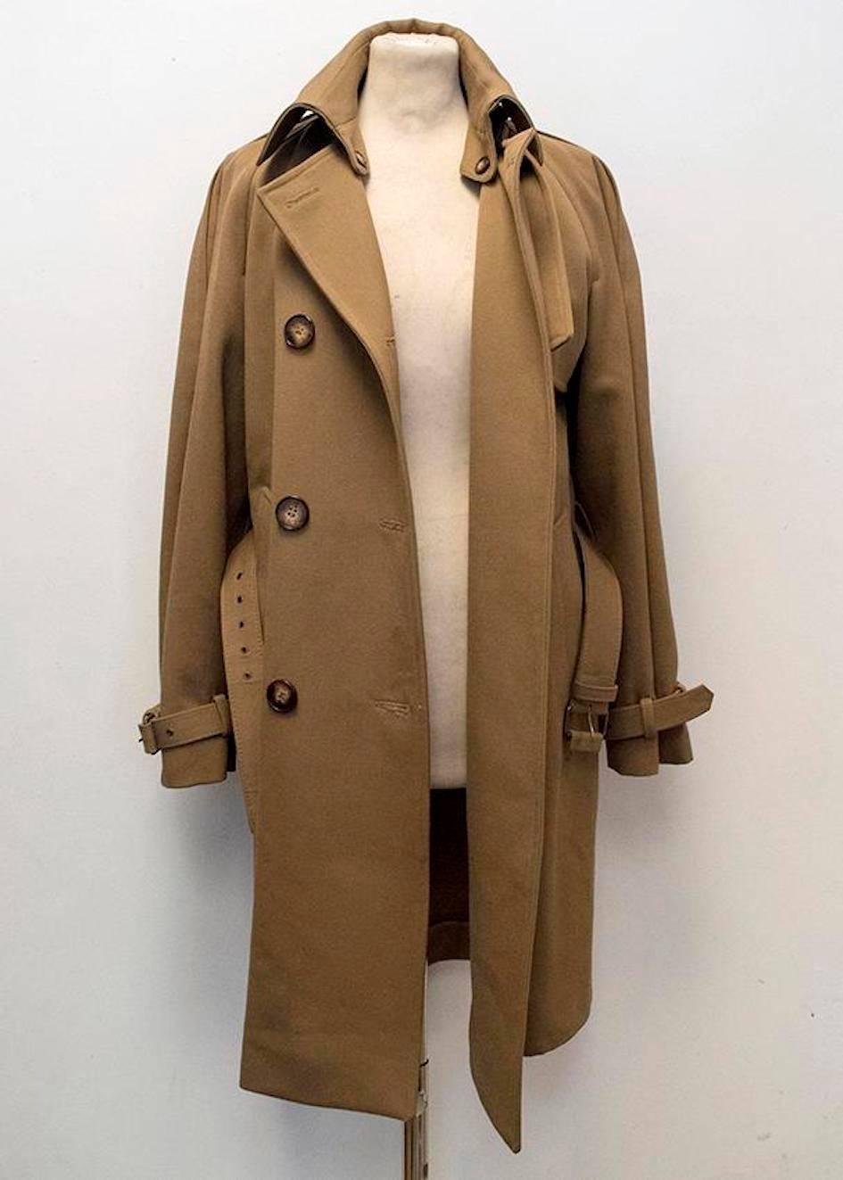 Stella McCartney Khaki Trench Coat 1