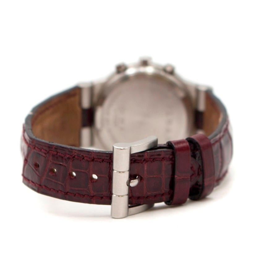 Bulgari stainless steel Diagono White dial automatic wristwatch  For Sale 4