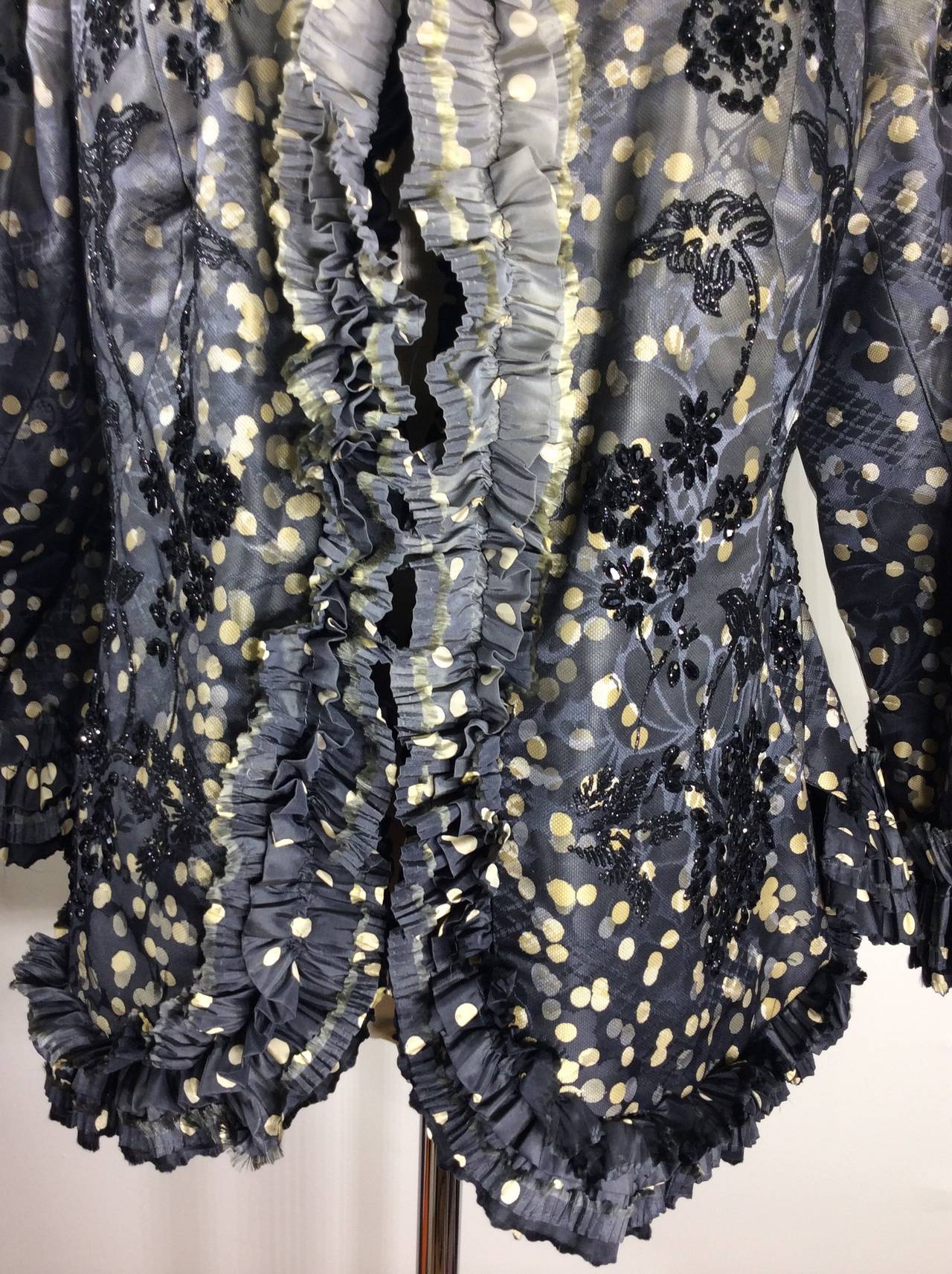 Christian Lacroix Couture Silk Beaded Jacket 1