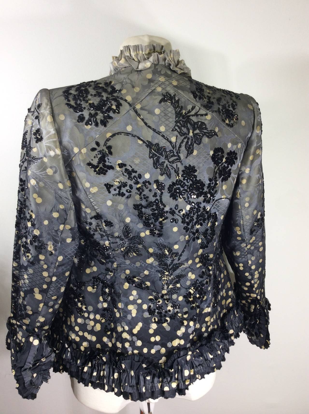 Christian Lacroix Couture Silk Beaded Jacket 4