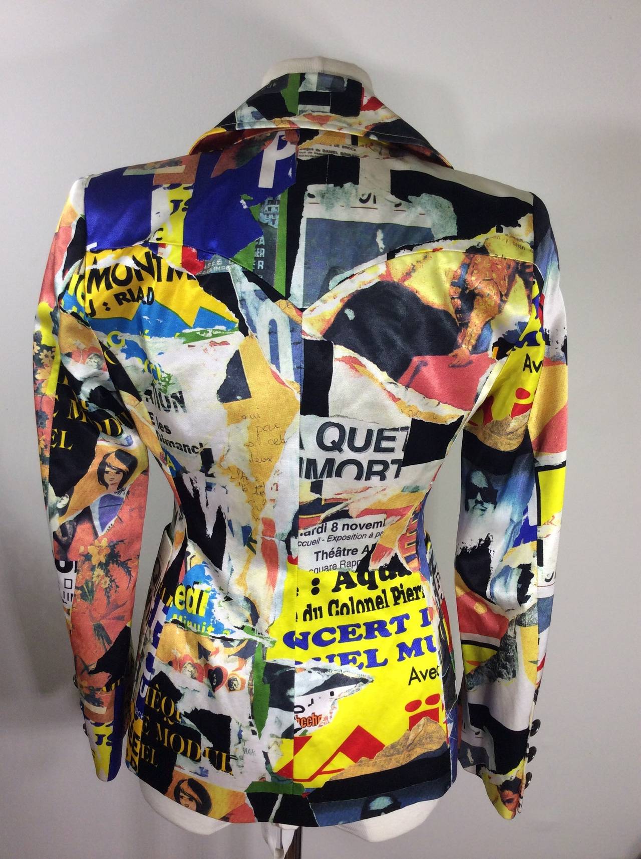 Beige Christian Lacroix Bazar Stunning Blazer Jacket For Sale