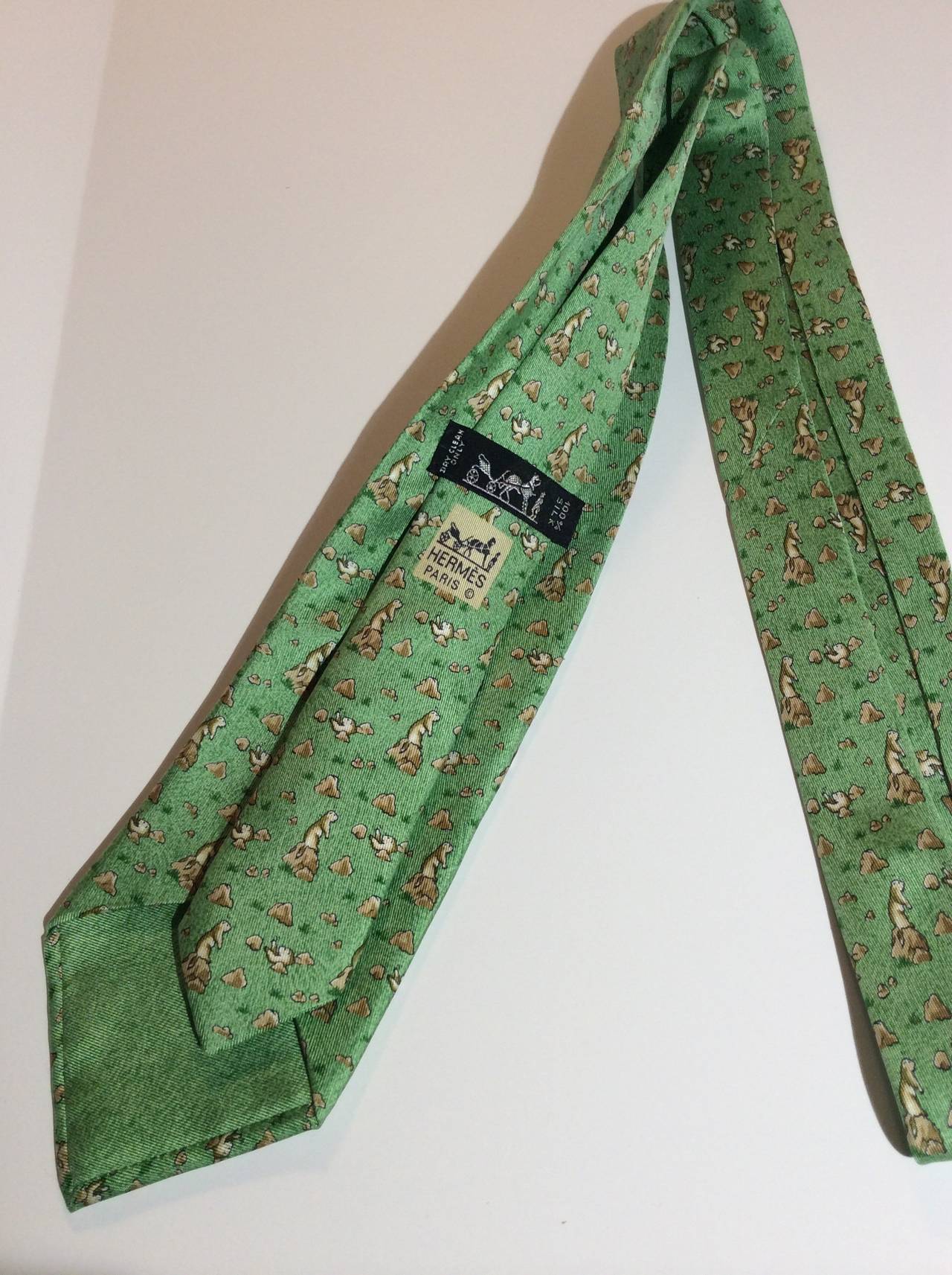 hermes dog tie