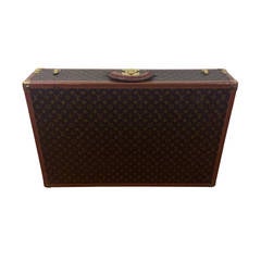 Vintage Louis Vuitton 31" Huge Monogram Hard Side Luggage