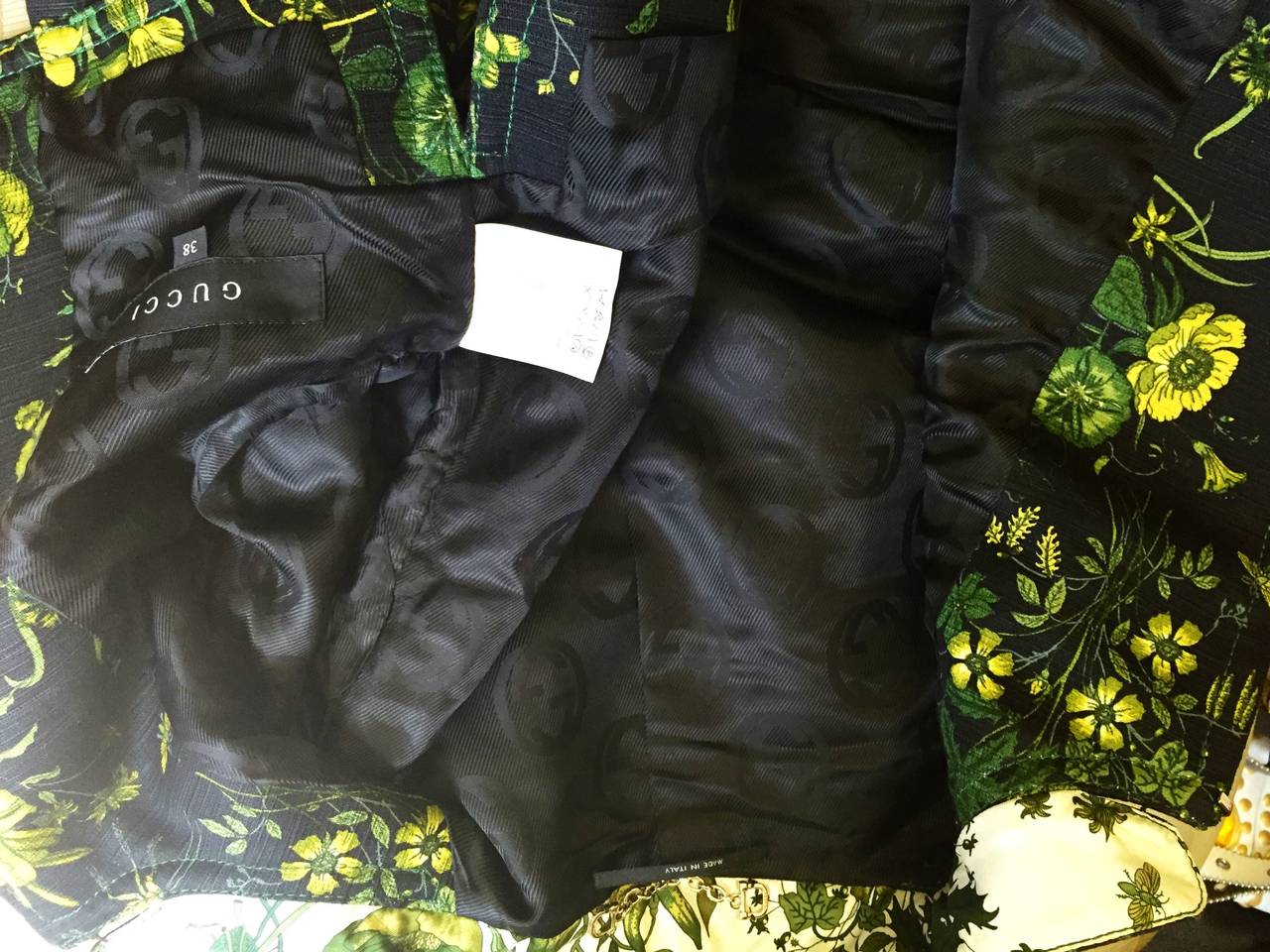 Gucci Flora Crop Jacket 38 For Sale 2