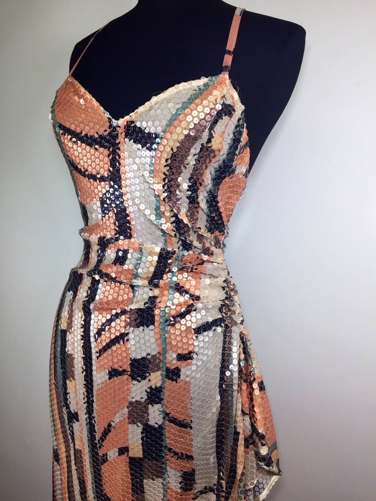 70s style party dress
