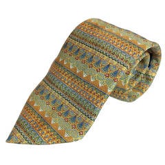 Hermes Paris Fabulous Silk Tie