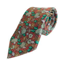 Hermes Paris Harvest Time Green Tomato a Silk Tie