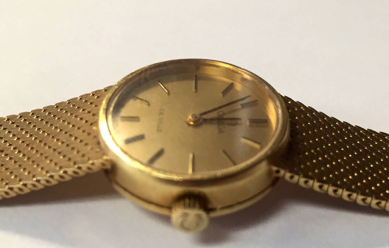 Omega Lady's Yellow Gold De Ville Wristwatch 5