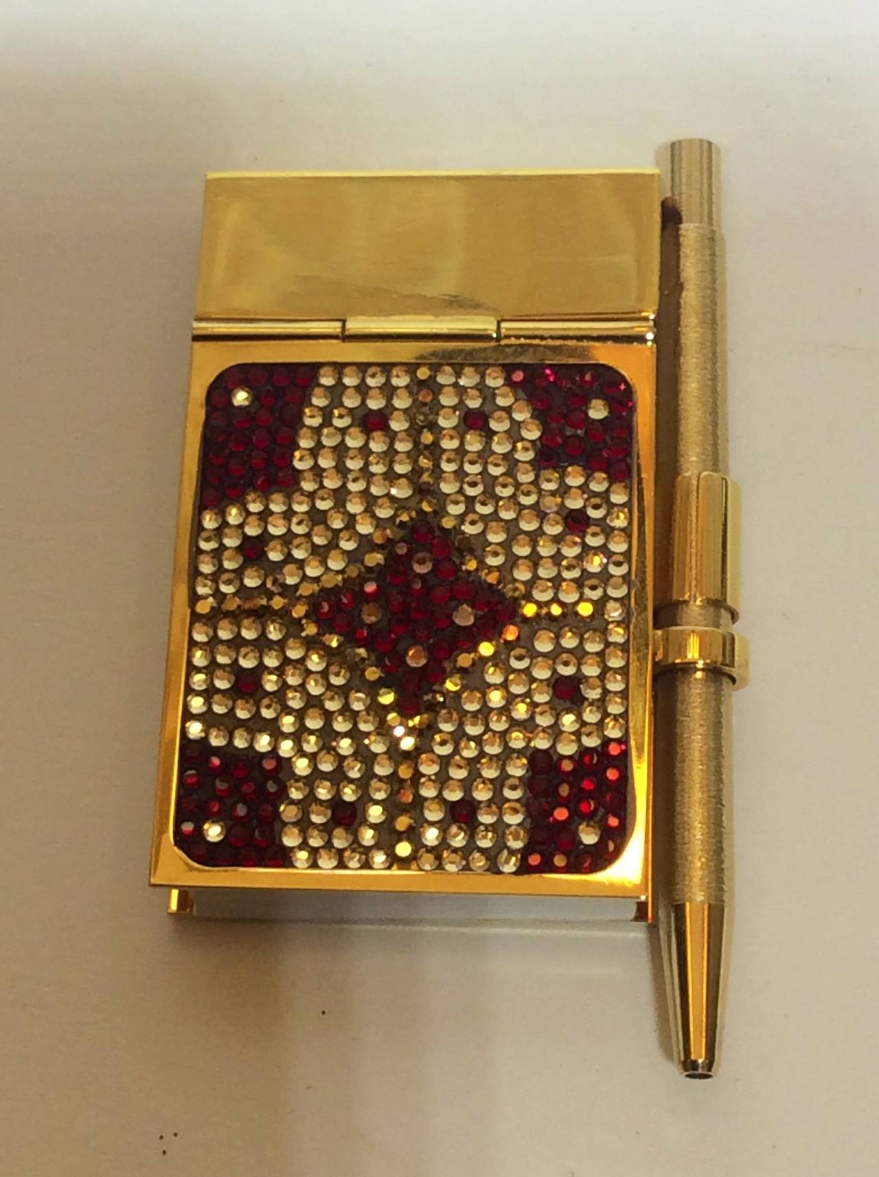 swarovski notebook and pen