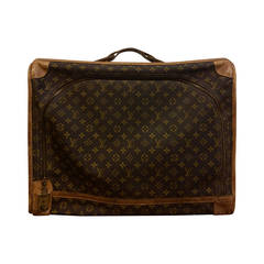 Vintage Louis Vuitton French Company Monogram Luggage Suitcase
