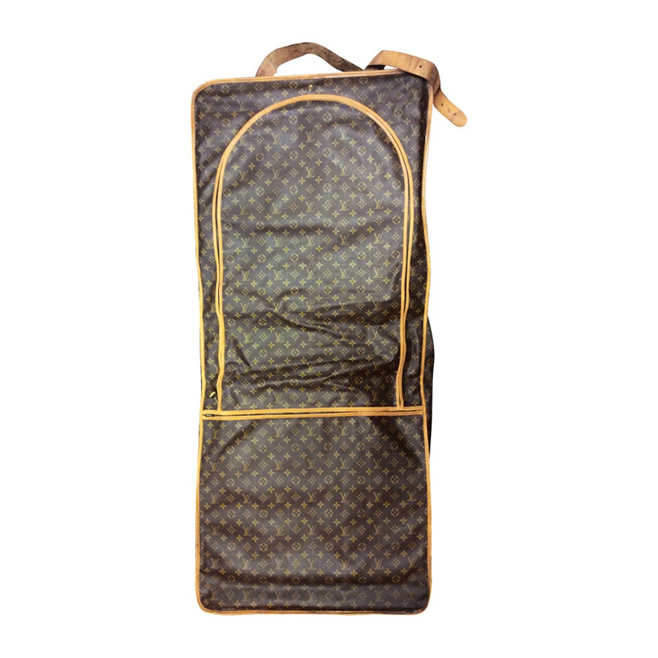 Rare Louis Vuitton Monogram Garment Travel Bag For Sale