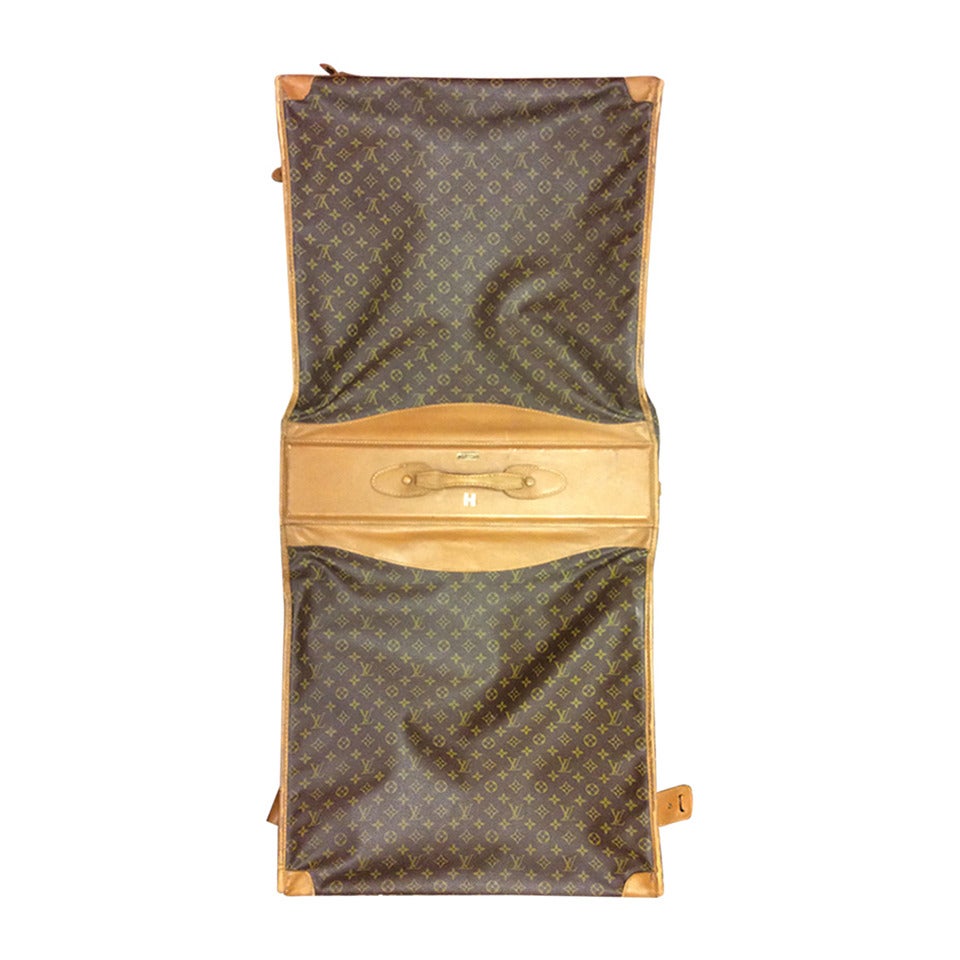 Vintage Louis Vuitton Large Folding Garment Monogram Luggage