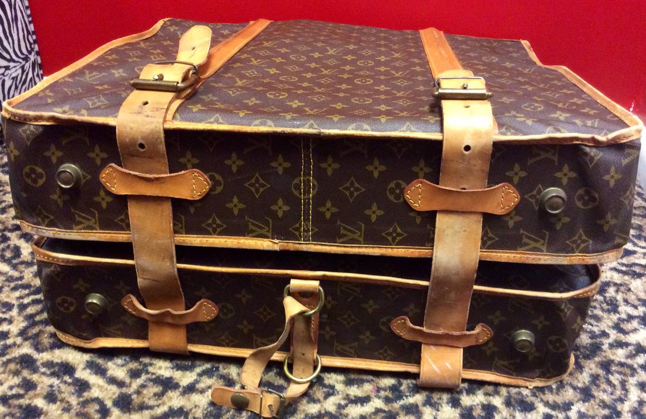 Rare Louis Vuitton Monogram Garment Travel Bag For Sale 2