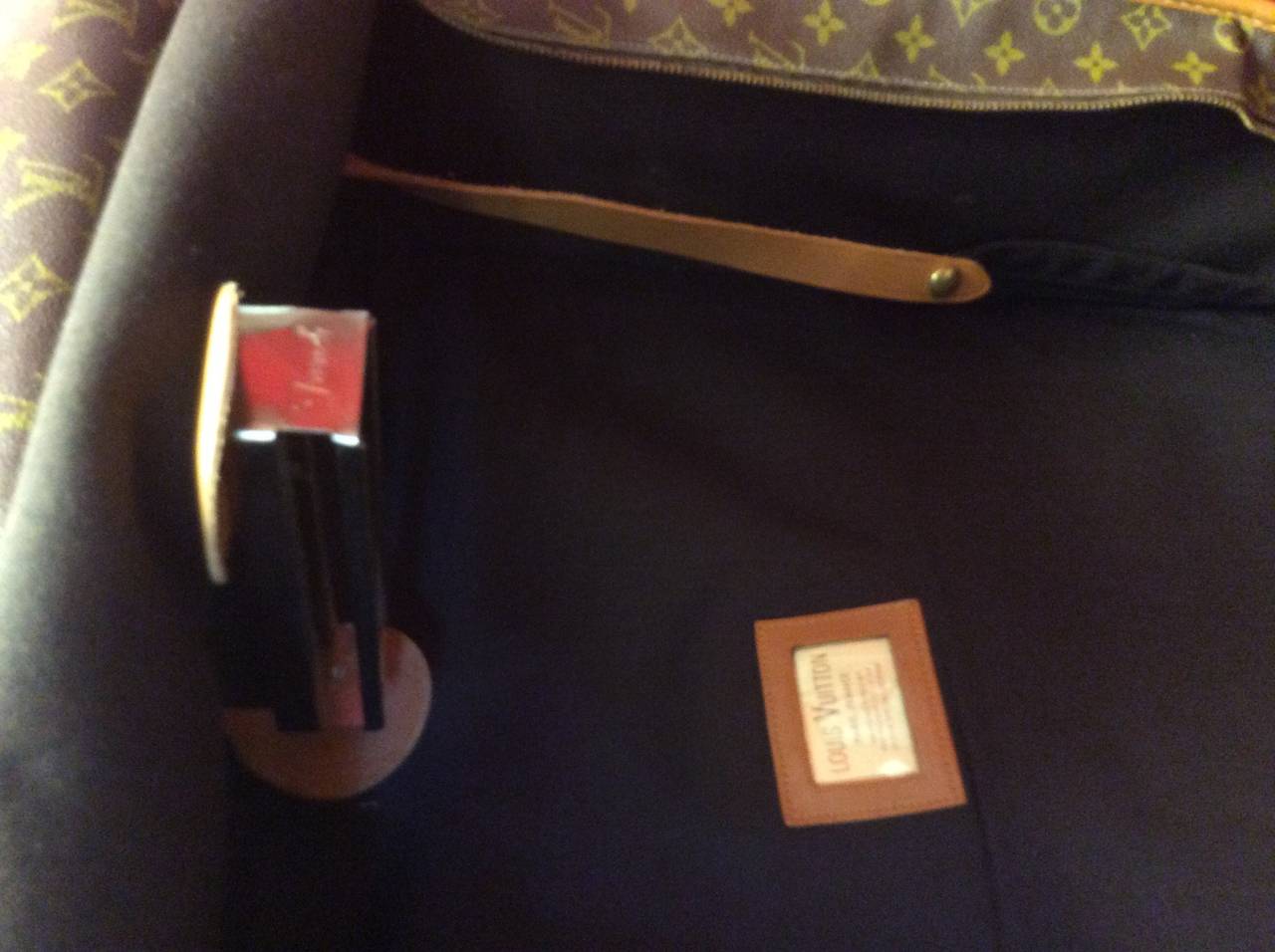 Vintage Louis Vuitton Large Monogram Garment Travel Bag for Saks Fifth Ave For Sale 1