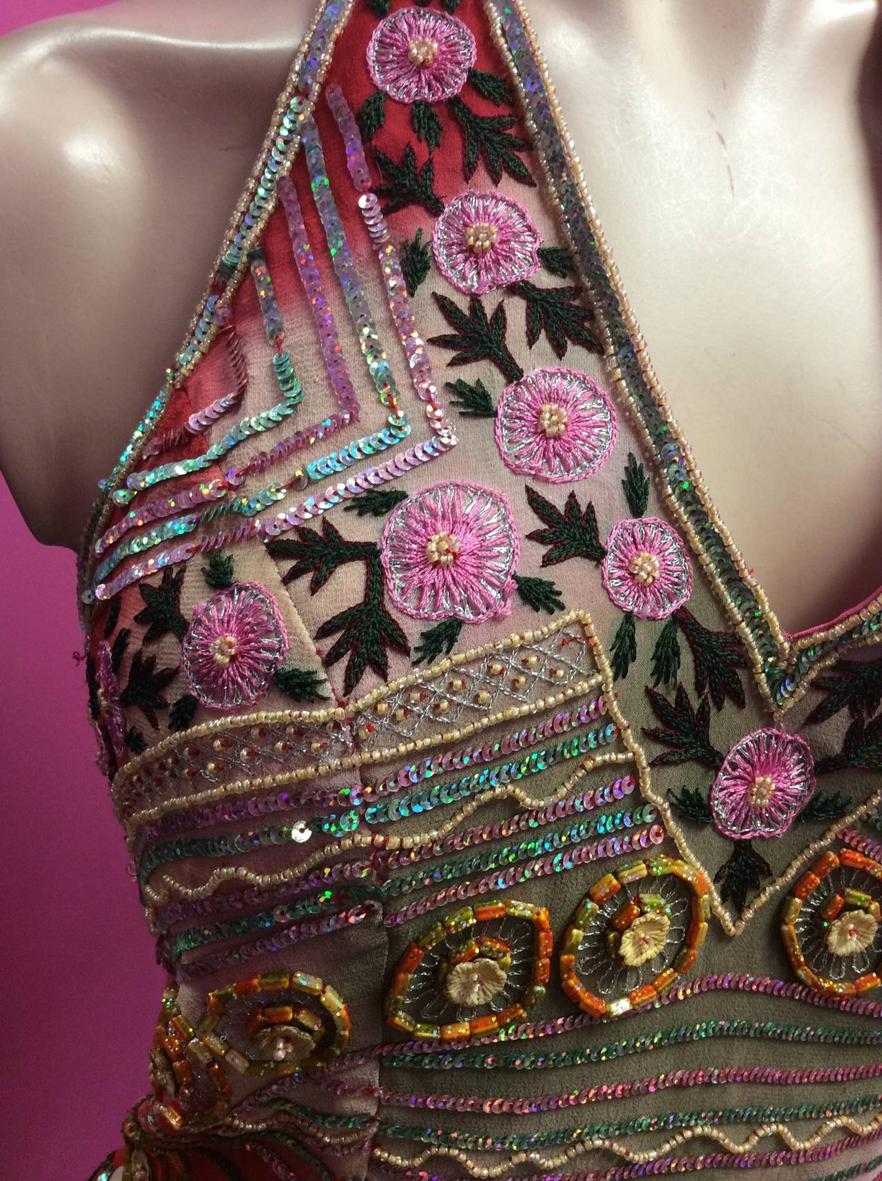 Christian Lacroix Bazar Sequin Sexy Beaded Top S For Sale at 1stDibs ...
