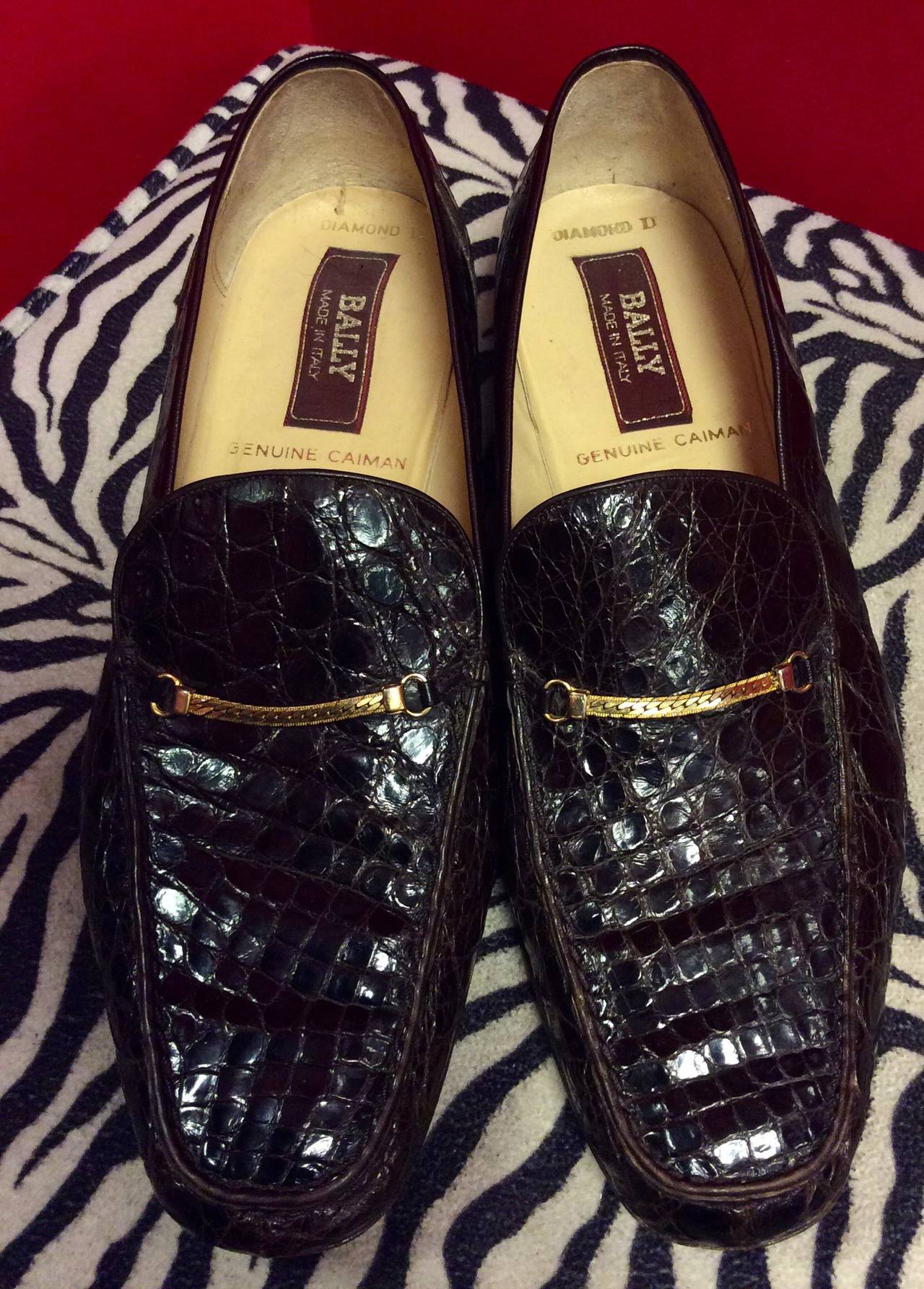 bally alligator shoes