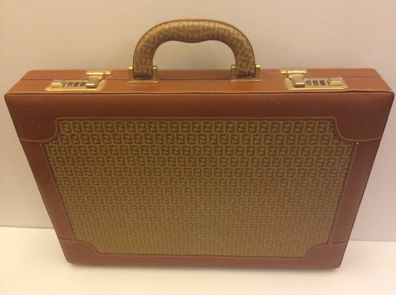 vintage fendi briefcase