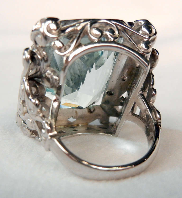 Aquamarine Ring at 1stDibs