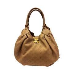 Louis Vuitton Mahina Hobo Leather Handbag