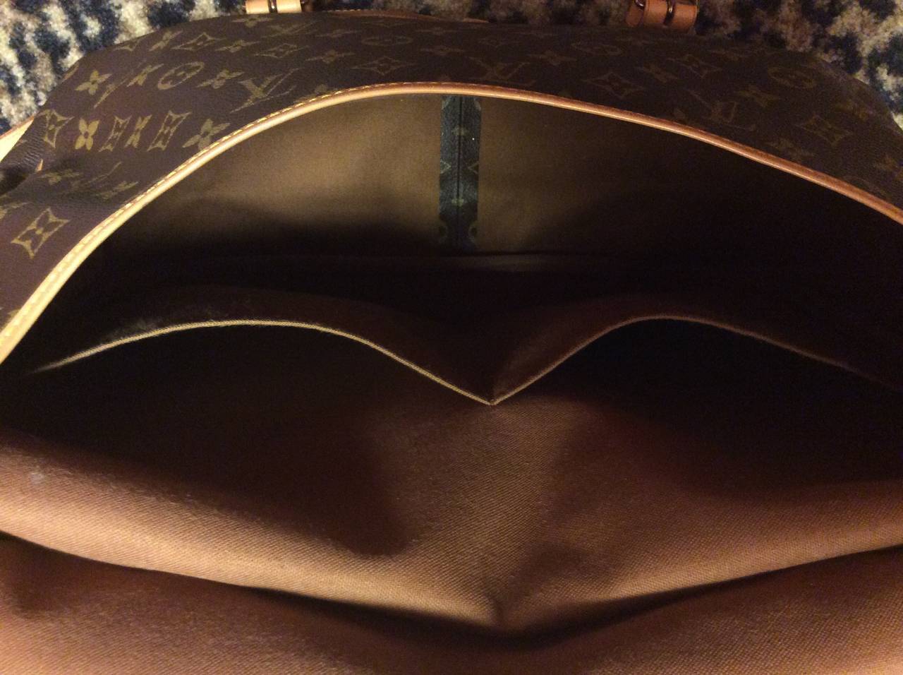 Louis Vuitton Monogram Samur Double Saddle Travel Large Bag 3