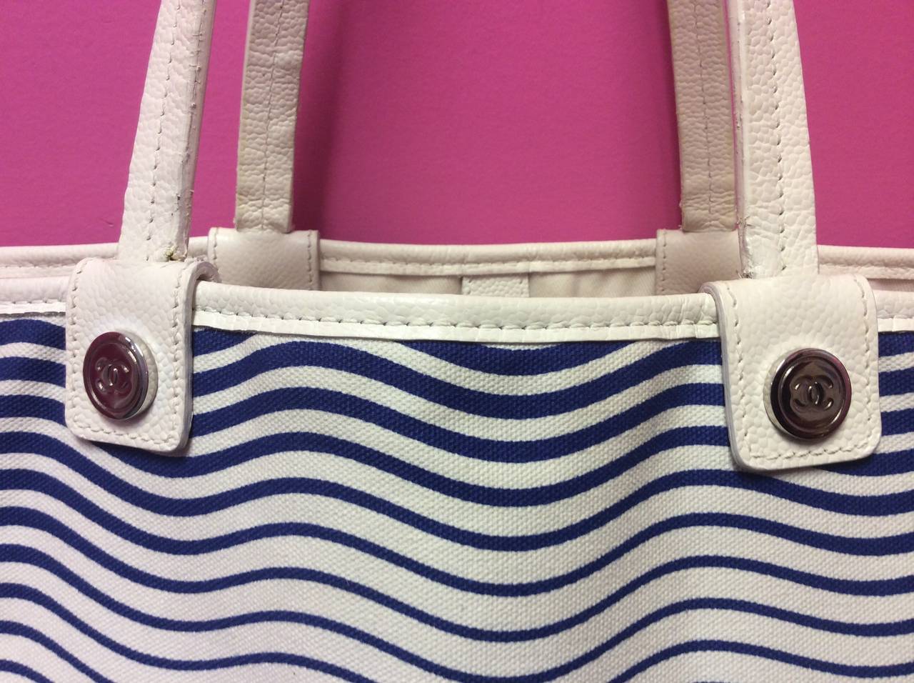 Women's Chanel Cruise Collection Canvas Large Tote