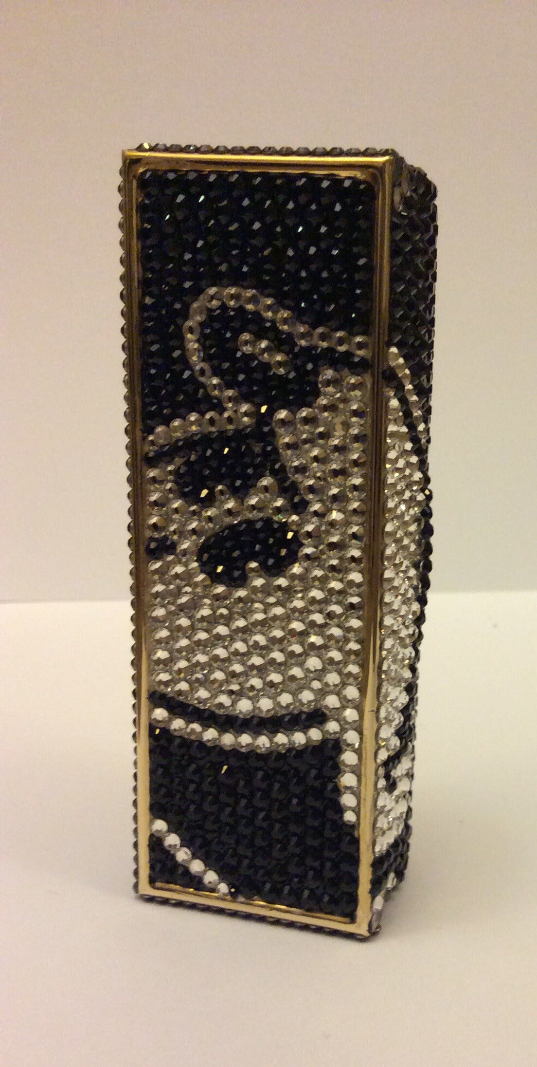 Kathrine Baumann  Collectibles Crystals Micky Mouse Disney Lipstick Case In Excellent Condition For Sale In Lake Park, FL