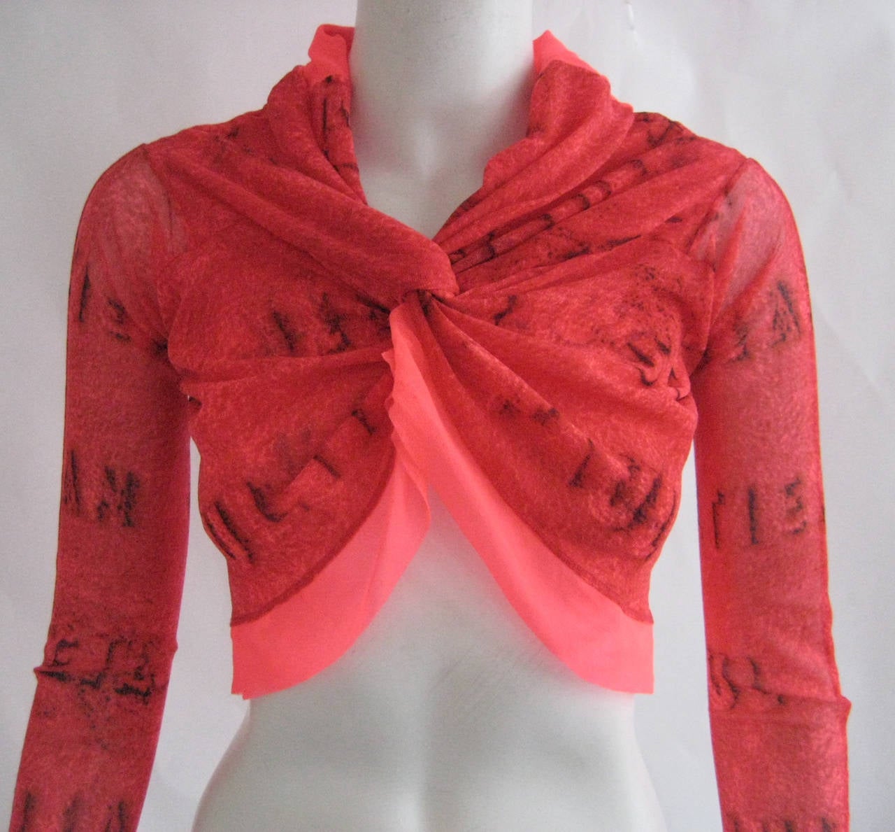 Jean Paul Gaultier Mesh Top For Sale 3