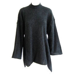 Vintage Ozbek Mohair Sweater Tunic Dress