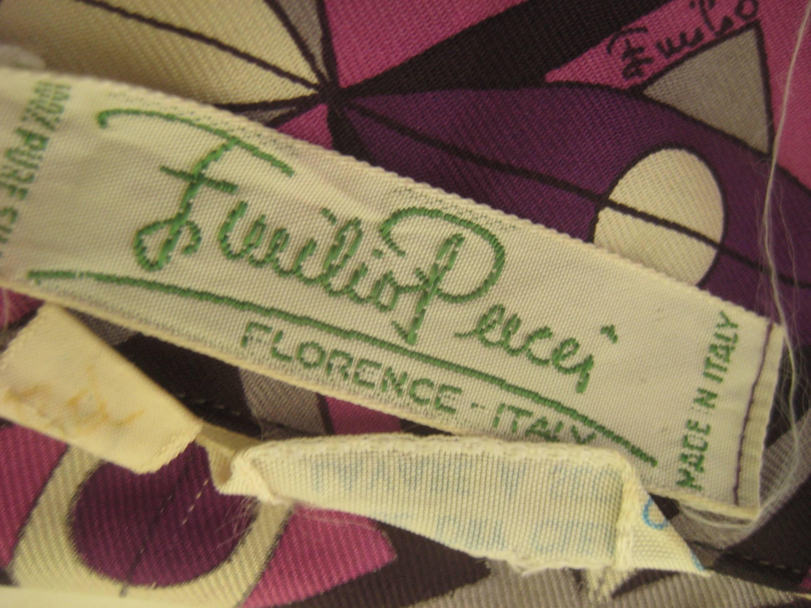 1960s Emilio Pucci Silk Twill Blouse 2