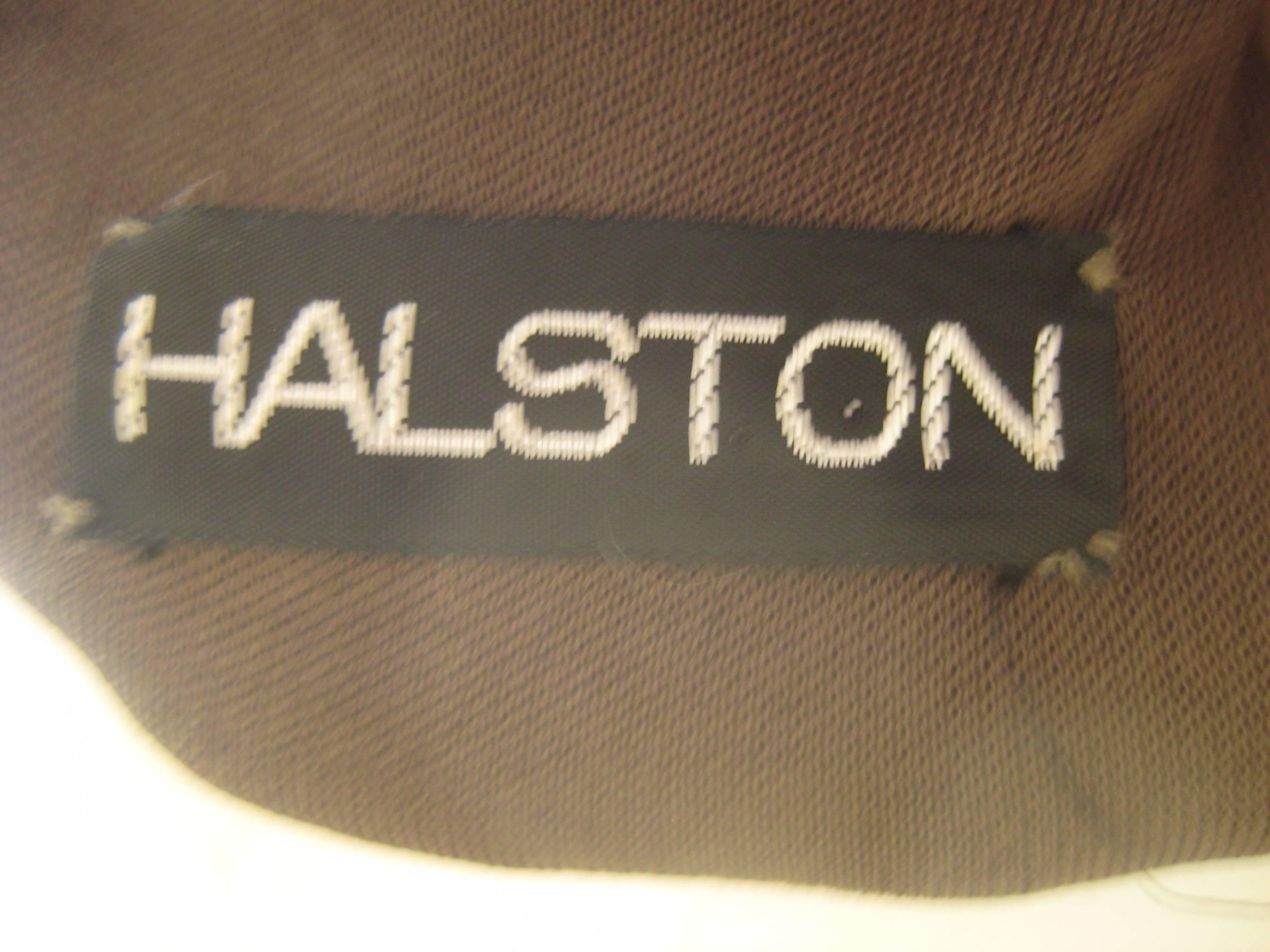 1972 Halston Tie Dye Silk Chiffon Caftan with Matching Under Dress 3