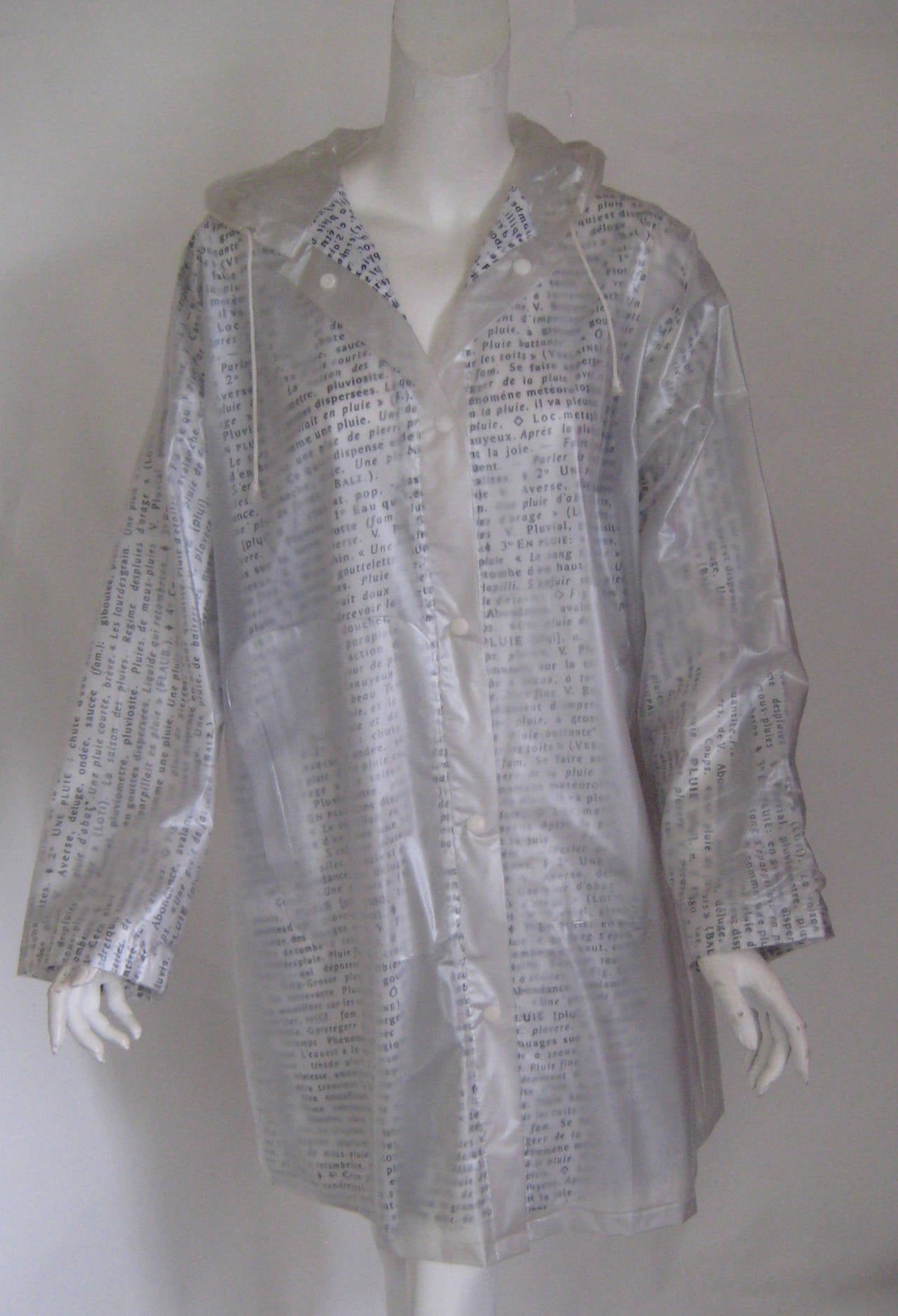 JC De Castelbajac Pluie Raincoat with Matching Backpack 1