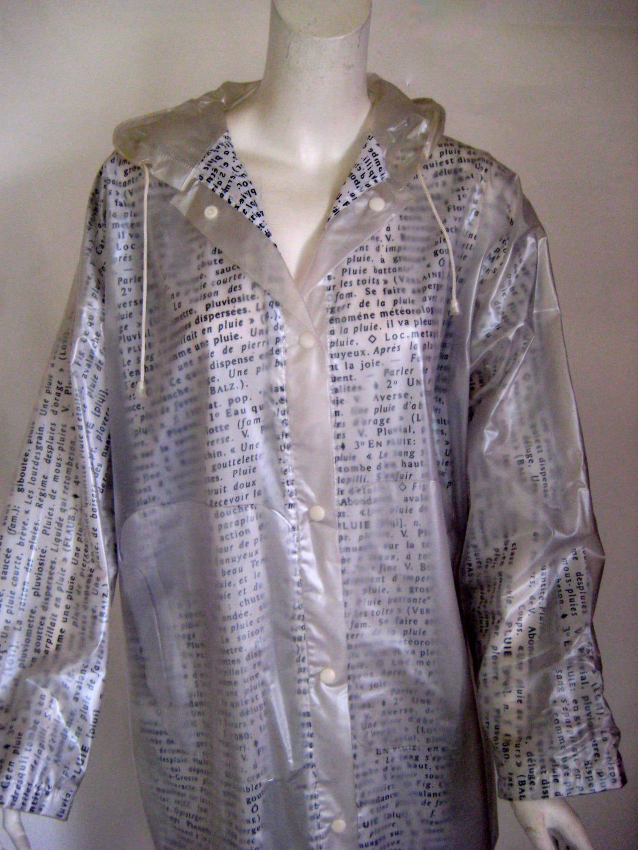 JC De Castelbajac Pluie Raincoat with Matching Backpack 3