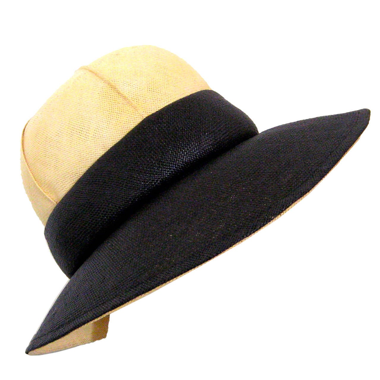 1960s Christian Dior Straw Hat For Sale