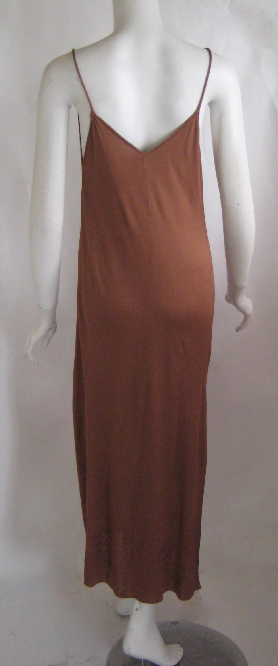 1970s Scott Barrie Matte Jersey Disco Dress with Matching Jacket For Sale 3