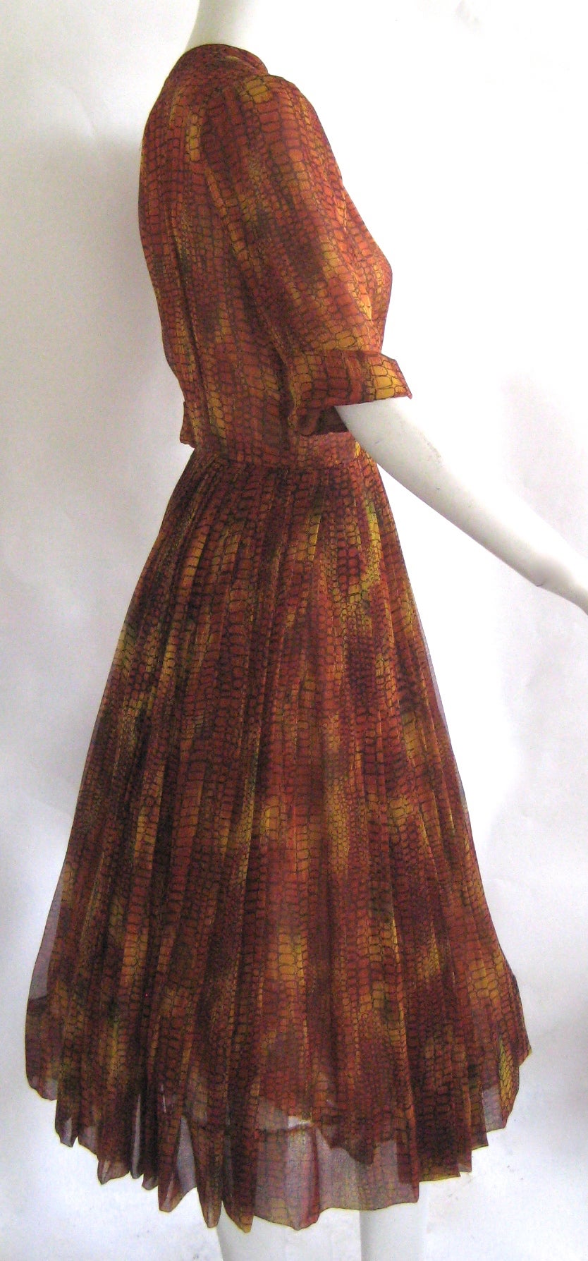 Women's 1950s Holly Hoelscher California Shirt Dress